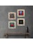 Fil, Yaşam Çiçeği, Hayat Ağacı, Nar Taş Duvar Tablosu Çerçeveli Duvar Dekoru 4 Parça Tablo Seti Wall Art T4-852 1