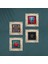 Fil, Yaşam Çiçeği, Hayat Ağacı, Nar Taş Duvar Tablosu Çerçeveli Duvar Dekoru 4 Parça Tablo Seti Wall Art T4-852 4