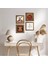 Hırka-i Şerif, Elif, Bereket Duası, Semazen Taş Duvar Tablosu Ahşap Çerçeveli Duvar Dekoru 4 Parça Tablo Seti Wall Art W4-989 1