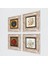 Muhammed Resulullah Lafzı, Allah Lafzı, Nazar, Bereket Duası Taş Duvar Tablosu Çerçeveli Duvar Dekoru 4 Parça Tablo Seti Wall Art T4-161 2