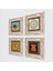 Hırka-i Şerif, Şems Suresi, Kabe-i Muazzama, Mührü Şerif Taş Duvar Tablosu Çerçeveli Duvar Dekoru 4 Parça Tablo Seti Wall Art T4-1928 2