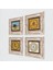 SübhanAllah, Şems Suresi, Kabe-i Muazzama, Mührü Şerif Taş Duvar Tablosu Çerçeveli Duvar Dekoru 4 Parça Tablo Seti Wall Art T4-1934 2