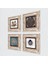 Nazar, Yaşam Çiçeği, Şahmeran Taş Duvar Tablosu Çerçeveli Duvar Dekoru 4 Parça Tablo Seti Wall Art T4-1414 2