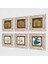 İslami Taş Duvar Tablosu Çerçeveli Duvar Dekoru 6 Parça Tablo Seti Wall Art T6-13 2