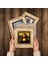 Leonardo da Vinci Taş Duvar Tablosu Çerçeveli Duvar Dekoru 6 Parça Tablo Seti Wall Art T6-26 3