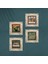 Leonardo da Vinci, Çığlık, Yerli Kadınlar, Claude Monet Taş Duvar Tablosu Çerçeveli Duvar Dekoru 4 Parça Tablo Seti Wall Art T4-1735 4