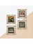 Leonardo da Vinci, Çığlık, Yerli Kadınlar, Claude Monet Taş Duvar Tablosu Çerçeveli Duvar Dekoru 4 Parça Tablo Seti Wall Art T4-1735 5