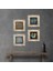 Nazar, Yaşam Çiçeği, Şahmeran Çerçeveli Taş Duvar Tablosu 4’lü Set - Dekoratif Modern Sanat, Ev ve Ofis Dekoru |TK4-483| 1