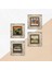 Van Gogh, Leonardo da Vinci, Çığlık, Yerli Kadınlar Taş Duvar Tablosu Çerçeveli Duvar Dekoru 4 Parça Tablo Seti Wall Art T4-1755 5