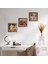Çingene Kızı Mozaiği, İki Müzisyen Kız Tablosu, Nar Taş Duvar Tablosu Ahşap Çerçeveli Duvar Dekoru 3 Parça Tablo Seti Wall Art W3-1472 1