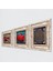 Yaşam Çiçeği, Nar Taş Duvar Tablosu Çerçeveli Duvar Dekoru 3 Parça Tablo Seti Wall Art T3-816 2