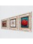 Sri Yantra, Nar Taş Duvar Tablosu Çerçeveli Duvar Dekoru 3 Parça Tablo Seti Wall Art T3-817 2