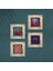 Mandala, Hayat Ağacı, Fil, Nar Taş Duvar Tablosu Çerçeveli Duvar Dekoru 4 Parça Tablo Seti Wall Art T4-1284 4