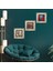 Fil, Kelebekli Çiçek, Nar Taş Duvar Tablosu Çerçeveli Duvar Dekoru 3 Parça Tablo Seti Wall Art T3-1100 1
