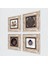 Nazar, Tavus Kuşu, Yaşam Çiçeği, Şahmeran Taş Duvar Tablosu Çerçeveli Duvar Dekoru 4 Parça Tablo Seti Wall Art T4-1415 2