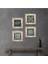 Hayat Ağacı, Mandala, Nazar, Yaşam Çiçeği Taş Duvar Tablosu Çerçeveli Duvar Dekoru 4 Parça Tablo Seti Wall Art T4-716 1