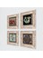 Ebru Sanatı, Yaşam Çiçeği, Şahmeran, Nar Taş Duvar Tablosu Çerçeveli Duvar Dekoru 4 Parça Tablo Seti Wall Art T4-773 2