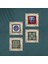 Nazar, Hayat Ağacı, Fil, Yaşam Çiçeği Taş Duvar Tablosu Çerçeveli Duvar Dekoru 4 Parça Tablo Seti Wall Art T4-895 4