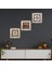 Yaşam Çiçeği, Hayat Ağacı, Nar Taş Duvar Tablosu Çerçeveli Duvar Dekoru 3 Parça Tablo Seti Wall Art T3-925 1