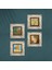 Van Gogh, Gustav Klimt Çerçeveli Taş Duvar Tablosu 4’lü Set - Dekoratif Modern Sanat, Ev ve Ofis Dekoru |TK4-684| 4