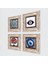 Nazar, Mandala, Nar Ağacı Taş Duvar Tablosu Çerçeveli Duvar Dekoru 4 Parça Tablo Seti Wall Art T4-1608 2