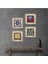 Nazar, Hayat Ağacı, Fil Taş Duvar Tablosu Çerçeveli Duvar Dekoru 4 Parça Tablo Seti Wall Art T4-904 1