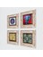 Nazar, Hayat Ağacı, Fil Taş Duvar Tablosu Çerçeveli Duvar Dekoru 4 Parça Tablo Seti Wall Art T4-904 2