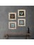 Mandala, Sri Yantra, Yaşam Çiçeği, Şahmeran Çerçeveli Taş Duvar Tablosu 4’lü Set - Dekoratif Modern Sanat, Ev ve Ofis Dekoru |TK4-715| 1