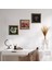 Hayat Ağacı, Şahmeran, Nar Taş Duvar Tablosu Ahşap Çerçeveli Duvar Dekoru 3 Parça Tablo Seti Wall Art W3-992 1