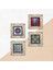 Stone Nazar, Hayat Ağacı, Mandala, Fil Çerçeveli Taş Duvar Tablosu 4’lü Set - Dekoratif Modern Sanat, Ev ve Ofis Dekoru |TK4-888| 5