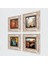 Salvador Dalí, Picasso Çerçeveli Taş Duvar Tablosu 4’lü Set - Dekoratif Modern Sanat, Ev ve Ofis Dekoru |TK4-692| 2