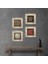 Yaşam Çiçeği, Sri Yantra, Desen Taş Duvar Tablosu Çerçeveli Duvar Dekoru 4 Parça Tablo Seti Wall Art T4-556 1