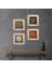 Stone Yaşam Çiçeği, Sri Yantra, Mandala Çerçeveli Taş Duvar Tablosu 4’lü Set - Dekoratif Modern Sanat, Ev ve Ofis Dekoru |TK4-558| 1