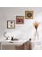 Ebru Sanatı, Nazar, Nar Taş Duvar Tablosu Ahşap Çerçeveli Duvar Dekoru 3 Parça Tablo Seti Wall Art W3-1602 1
