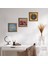 Yaşam Çiçeği, Nazar Boncuğu, Nar Taş Duvar Tablosu Ahşap Çerçeveli Duvar Dekoru 3 Parça Tablo Seti Wall Art W3-1609 1
