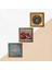 Yaşam Çiçeği, Nazar Boncuğu, Nar Taş Duvar Tablosu Ahşap Çerçeveli Duvar Dekoru 3 Parça Tablo Seti Wall Art W3-1609 5