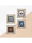 Stone Nazar, Desen, Mandala Çerçeveli Taş Duvar Tablosu 4’lü Set - Dekoratif Modern Sanat, Ev ve Ofis Dekoru |TK4-1655| 5