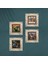 Leonardo da Vinci, Çığlık, Yerli Kadınlar, Anghiari Savaşı Çerçeveli Taş Duvar Tablosu 4’lü Set - Dekoratif Modern Sanat, Ev ve Ofis Dekoru |TK4-1673| 4