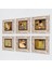 Gustav Klimt Taş Duvar Tablosu Çerçeveli Duvar Dekoru 6 Parça Tablo Seti Wall Art T6-83 2