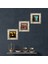 Claude Monet Sonbahar, Leonardo da Vinci Mona Lisa, Nar Taş Duvar Tablosu Çerçeveli Duvar Dekoru 3 Parça Tablo Seti Wall Art T3-1445 1