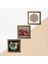 Yaşam Çiçeği, Şahmeran, Nar Taş Duvar Tablosu Ahşap Çerçeveli Duvar Dekoru 3 Parça Tablo Seti Wall Art W3-995 5