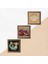 Lotus Çiçeği, Şahmeran, Nar Taş Duvar Tablosu Ahşap Çerçeveli Duvar Dekoru 3 Parça Tablo Seti Wall Art W3-997 5