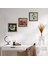 Ebru Sanatı, Şahmeran, Nar Taş Duvar Tablosu Ahşap Çerçeveli Duvar Dekoru 3 Parça Tablo Seti Wall Art W3-1015 1