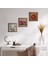 Bereket Duası, Kelebekli Çiçek, Nar Taş Duvar Tablosu Ahşap Çerçeveli Duvar Dekoru 3 Parça Tablo Seti Wall Art W3-1135 1