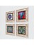 Nazar, Hayat Ağacı, Fil, Yaşam Çiçeği Taş Duvar Tablosu Çerçeveli Duvar Dekoru 4 Parça Tablo Seti Wall Art T4-892 2