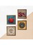 Nazar, Hayat Ağacı, Nar Taş Duvar Tablosu Ahşap Çerçeveli Duvar Dekoru 4 Parça Tablo Seti Wall Art W4-653 5