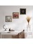Hayat Ağacı, Kelebekli Çiçek, Nar Taş Duvar Tablosu Ahşap Çerçeveli Duvar Dekoru 3 Parça Tablo Seti Wall Art W3-1159 1