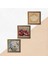 Lotus Çiçeği, Kelebekli Çiçek, Nar Taş Duvar Tablosu Ahşap Çerçeveli Duvar Dekoru 3 Parça Tablo Seti Wall Art W3-1164 5