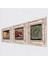 Mandala, İki Müzisyen Kız Tablosu, Nar Taş Duvar Tablosu Çerçeveli Duvar Dekoru 3 Parça Tablo Seti Wall Art T3-1498 2