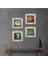 Stone Salvador Dalí, Claude Monet, Van Gogh, İstanbul Kız Kulesi Çerçeveli Taş Duvar Tablosu 4’lü Set - Dekoratif Modern Sanat, Ev ve Ofis Dekoru |TK4-751| 1